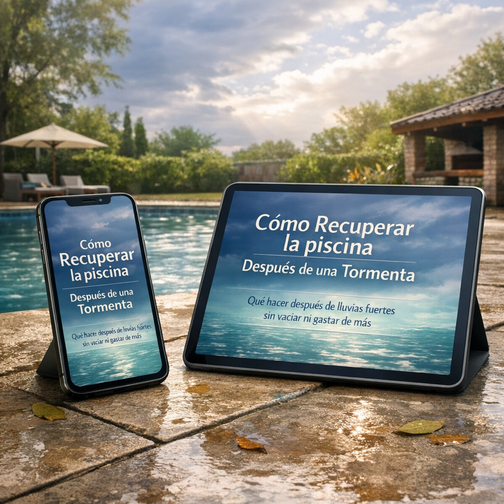 Como Recuperar La piscina Despues de una tormenta